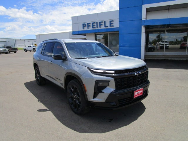 2026 Chevrolet Traverse RS in Sterling Gray Metallic — front three-quarter view